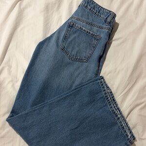 Garage Low Rise Wide Leg Jeans
